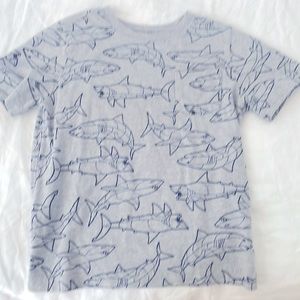 Hanna Anderson shark tee size 5